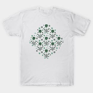 Green Flowers II T-Shirt